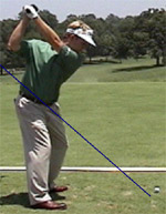 david toms top of swing